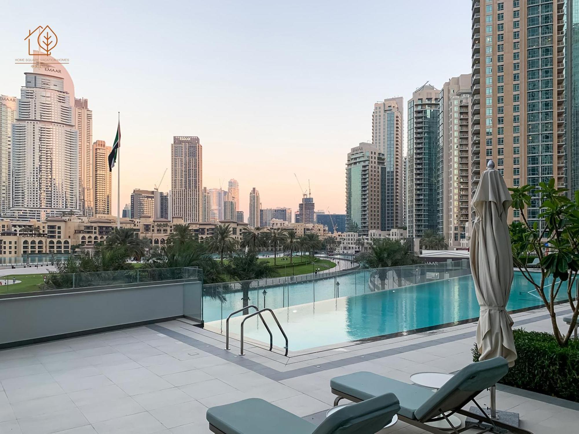 Chic Home With Great Views Near Burj Khalifa 197Gr-2 두바이 외부 사진